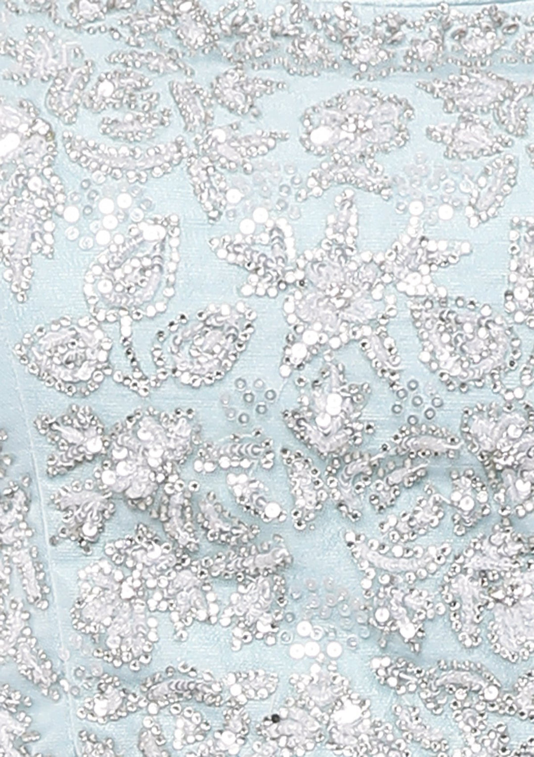 Koskii Sky Blue Lehenga-Koskii