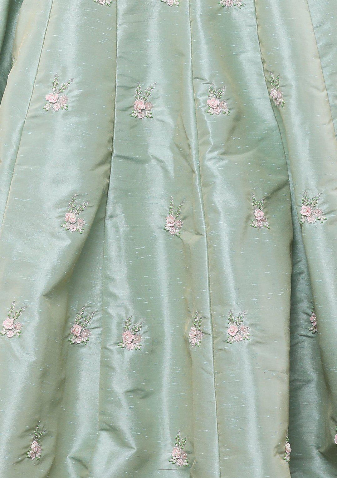 Koskii Pista Green Lehenga-Koskii