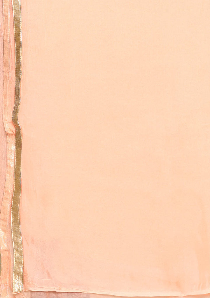 Peach Thread Work Net Designer Sharara-Koskii