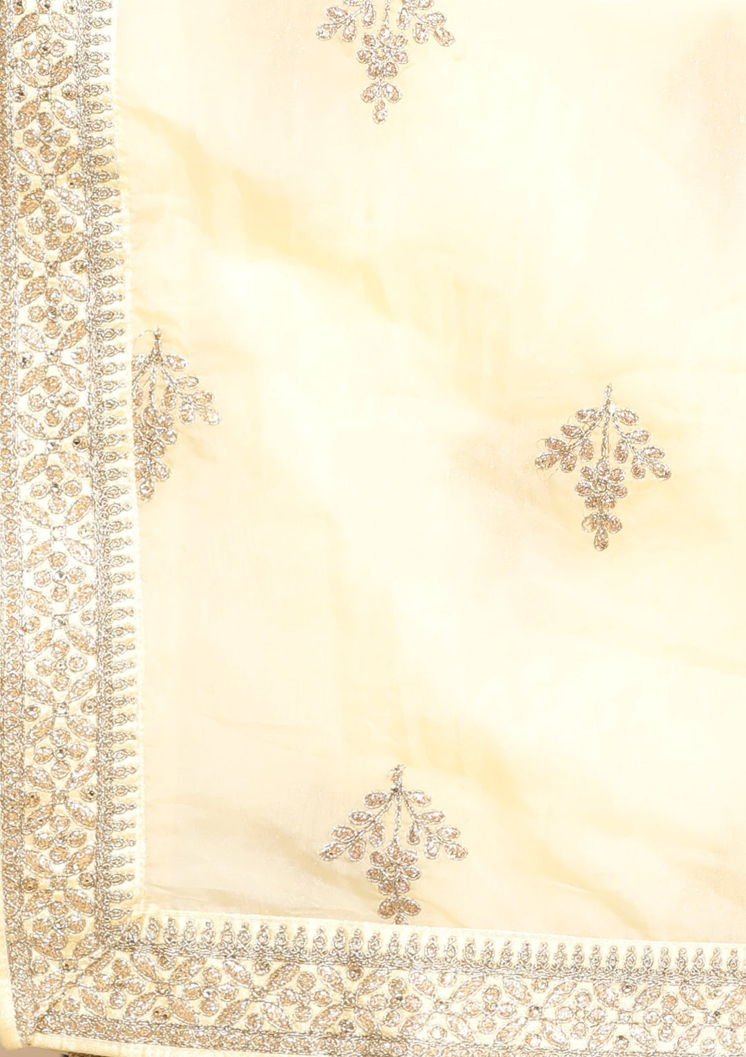 Gold Zari work Designer Lehenga-Koskii