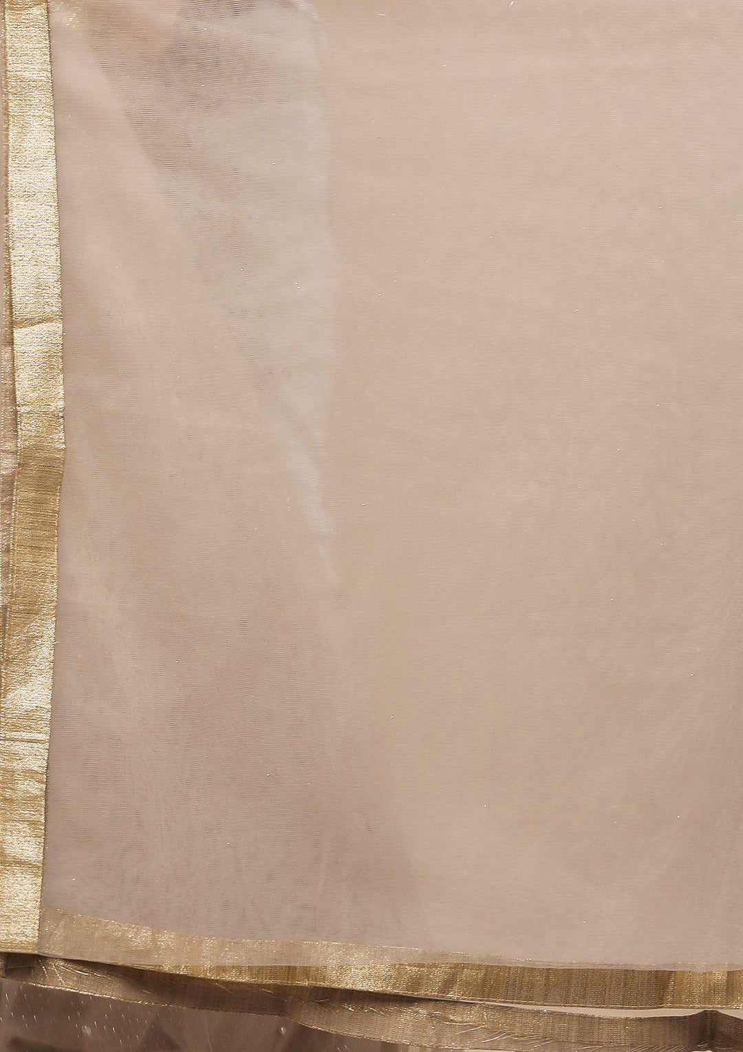 KOSKII BEIGE CUTDANA AND PEARL LEHENGA-Koskii