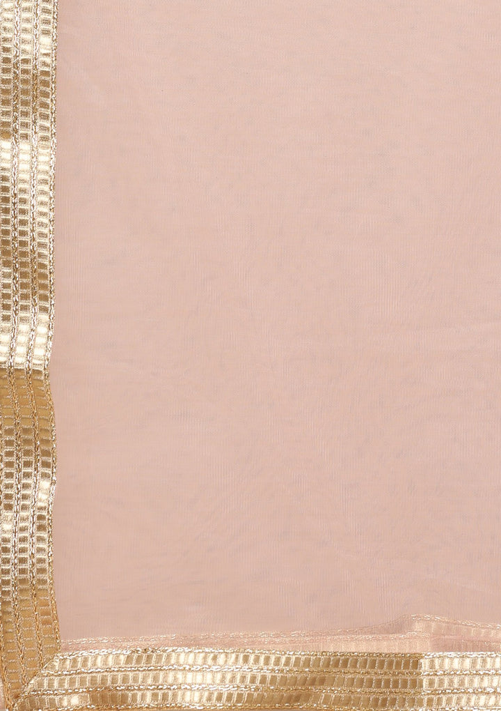 Pink Zardozi Work Brocade Designer Lehenga-Koskii
