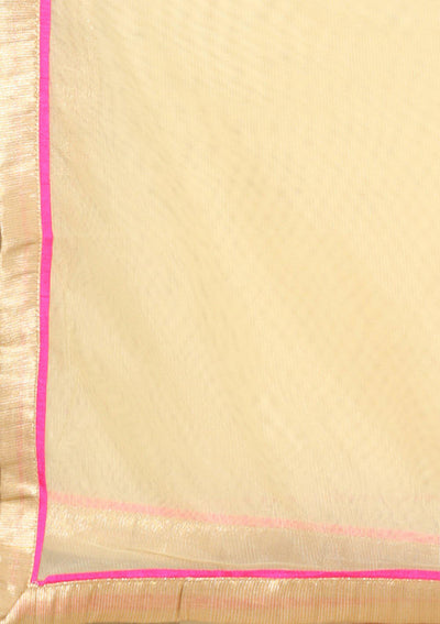 Yellow Thread Work Tissue Designer Gown-Koskii