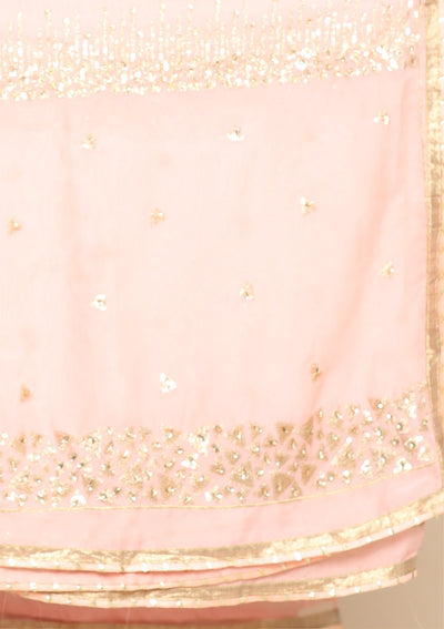 pink and gold designer salwar suit-Koskii
