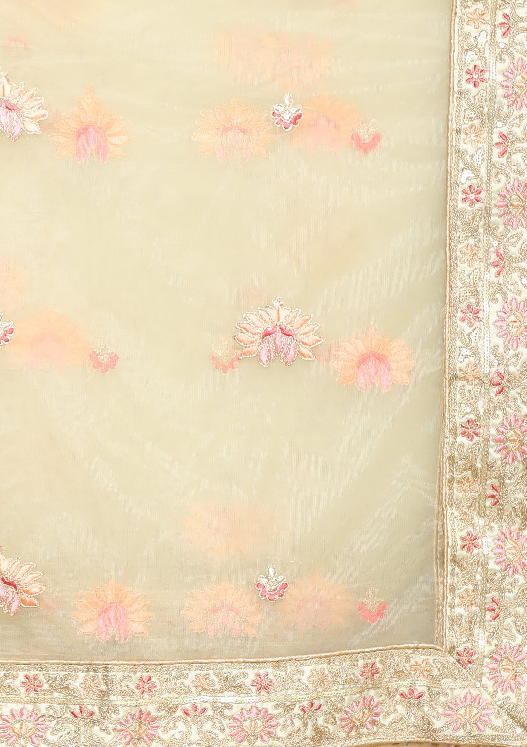 Pista Green Micro-Stone Work Net Designer Lehenga-Koskii