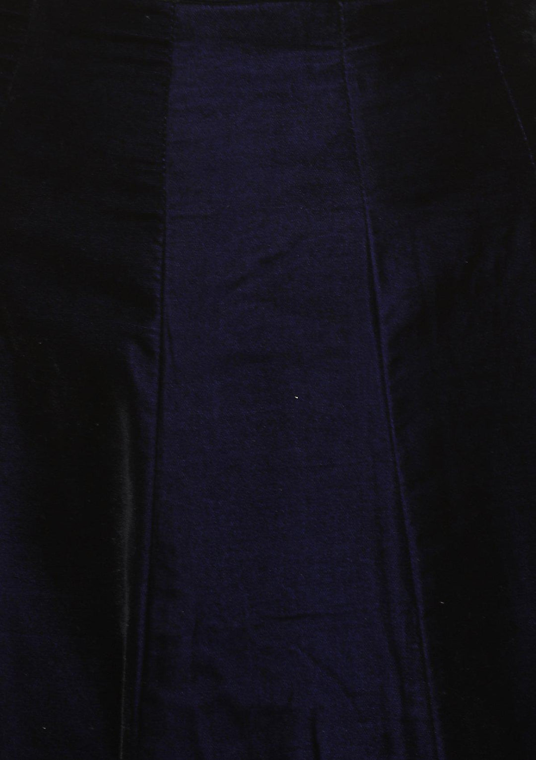 KOSKII VELVET green and midnight blue bridal lehenga-Koskii