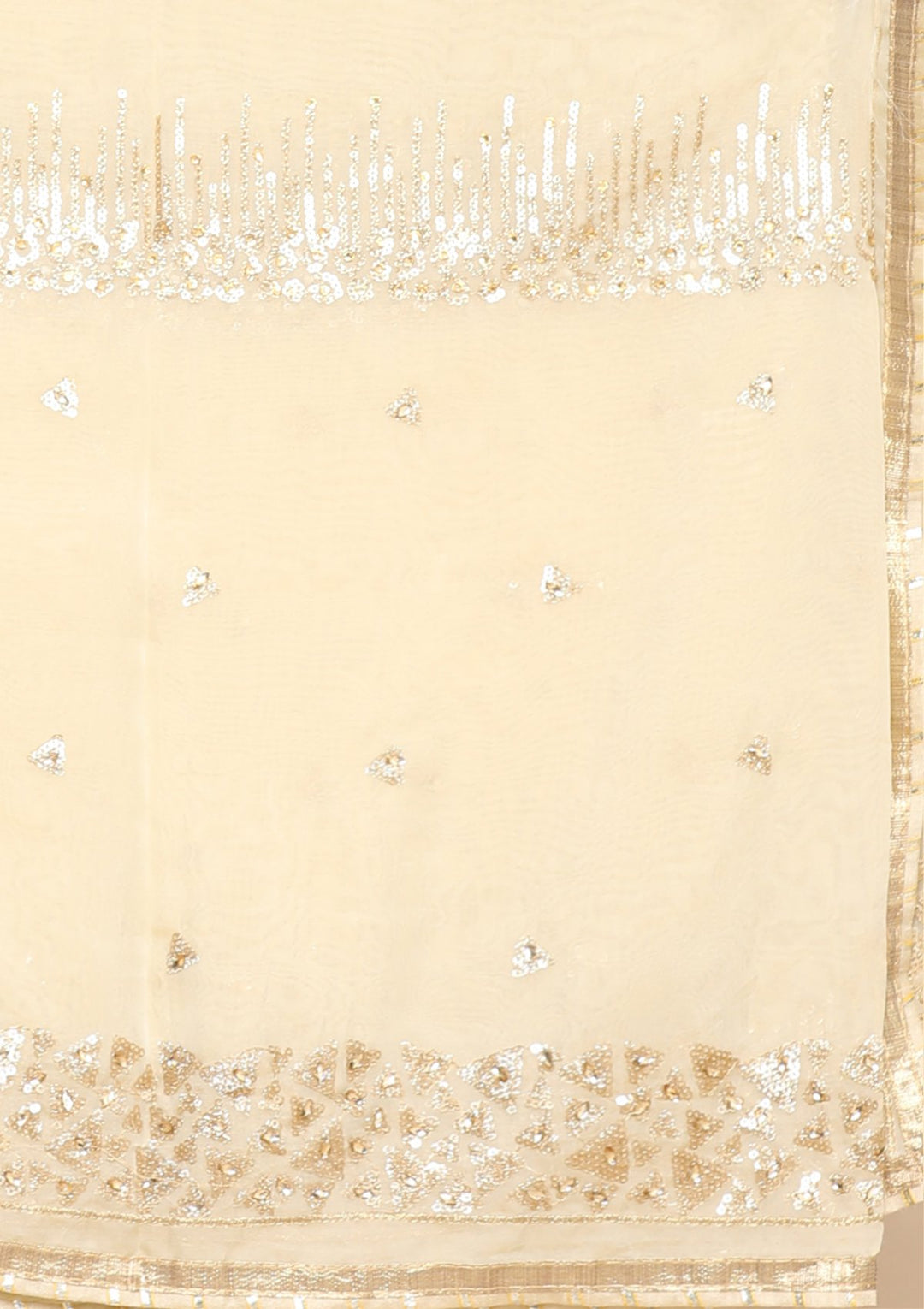 gold zari work designer salwar suit-Koskii