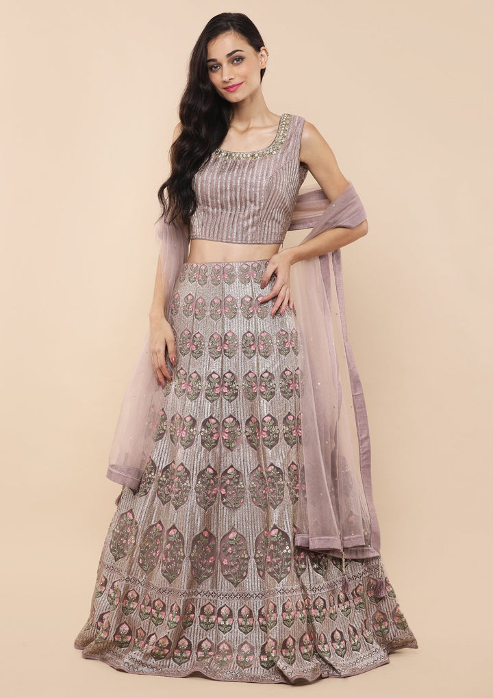 Koskii Lavender Lehenga-Koskii