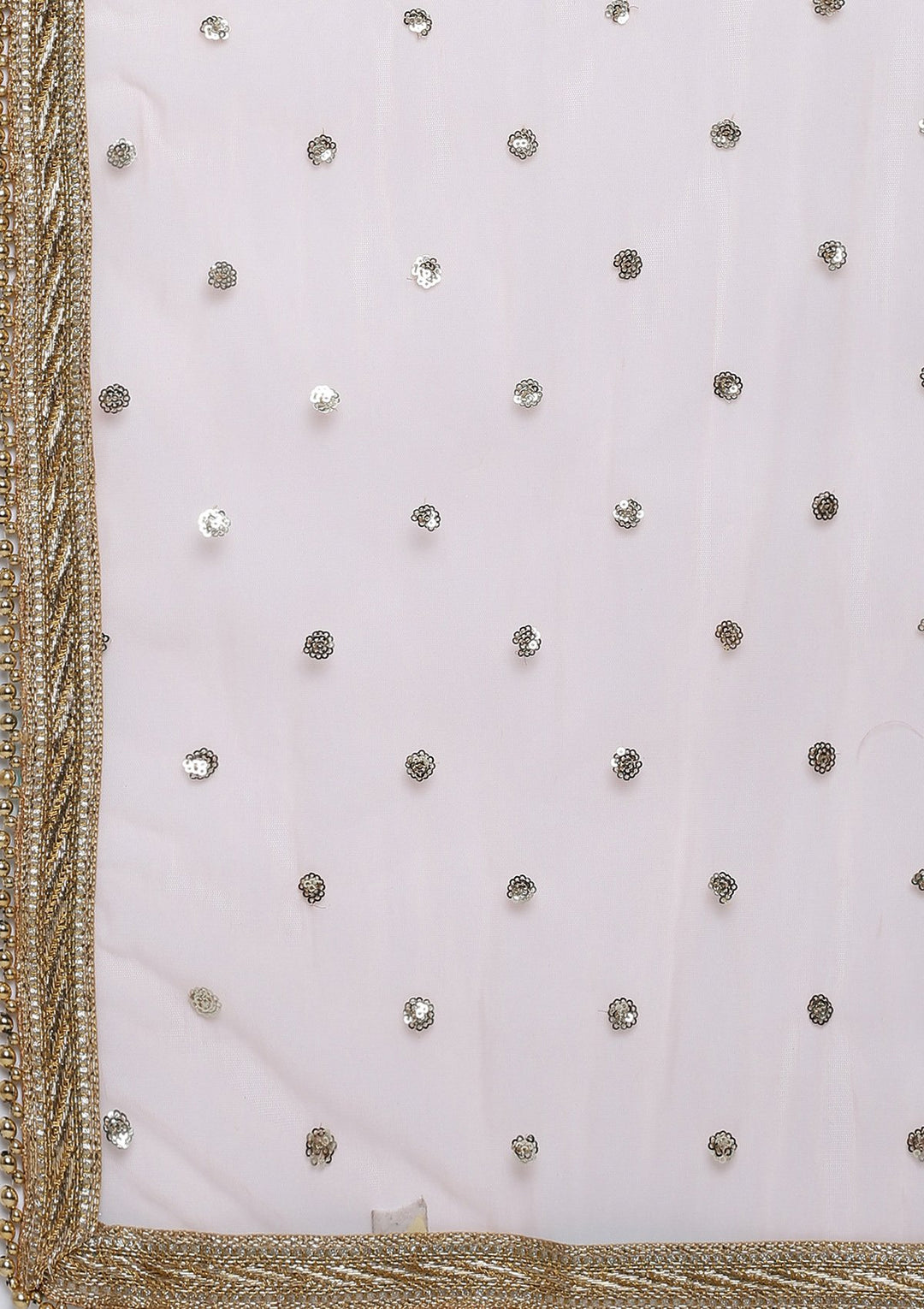 Sky Blue Cutdana Georgette Designer Lehenga-Koskii