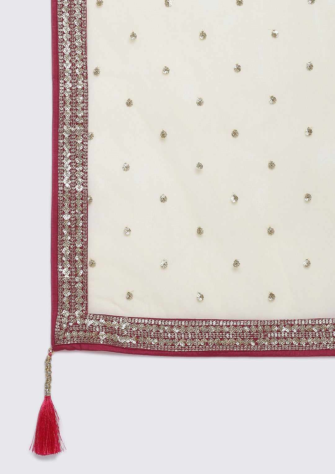 Rani Pink Sequins Net Designer Lehenga-Koskii