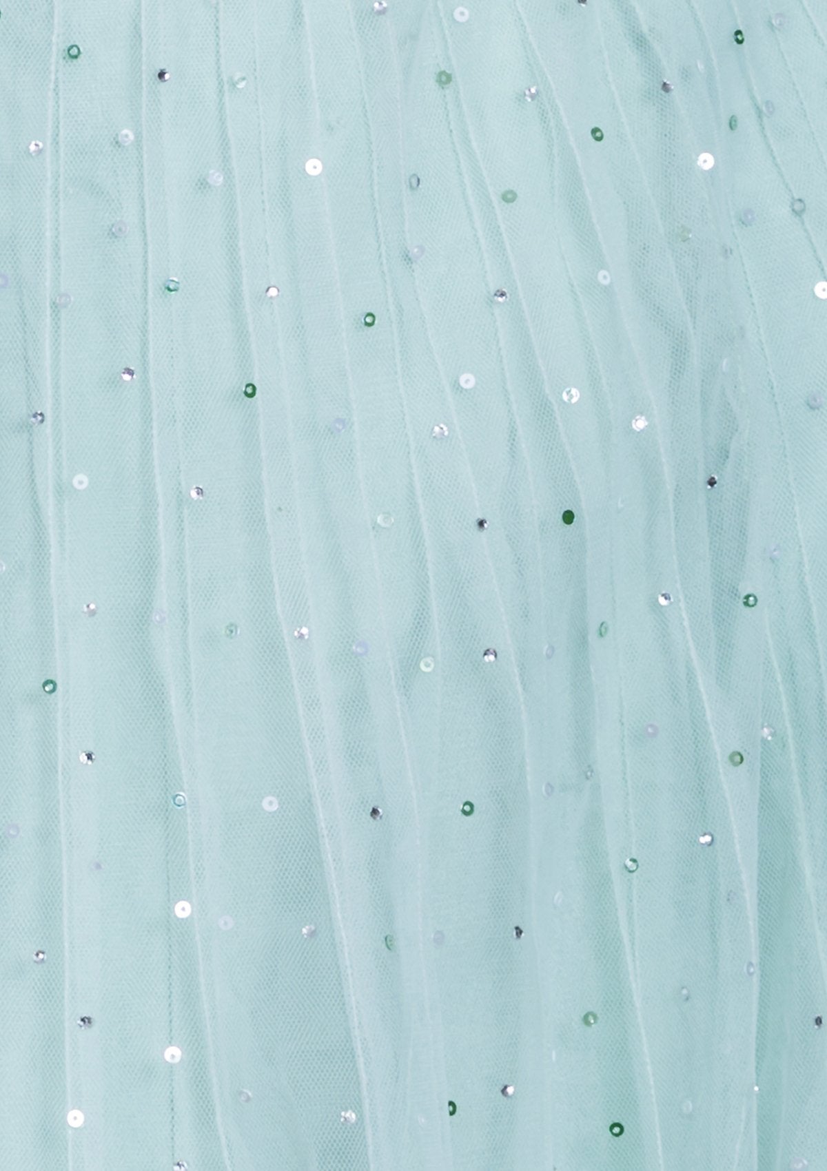 Sea Green Embellished Net Designer Lehenga-Koskii