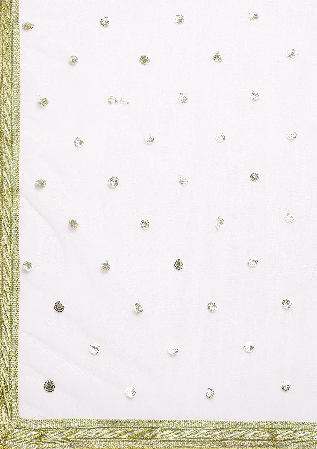 Pista Green Cutdana Georgette Designer Lehenga-Koskii