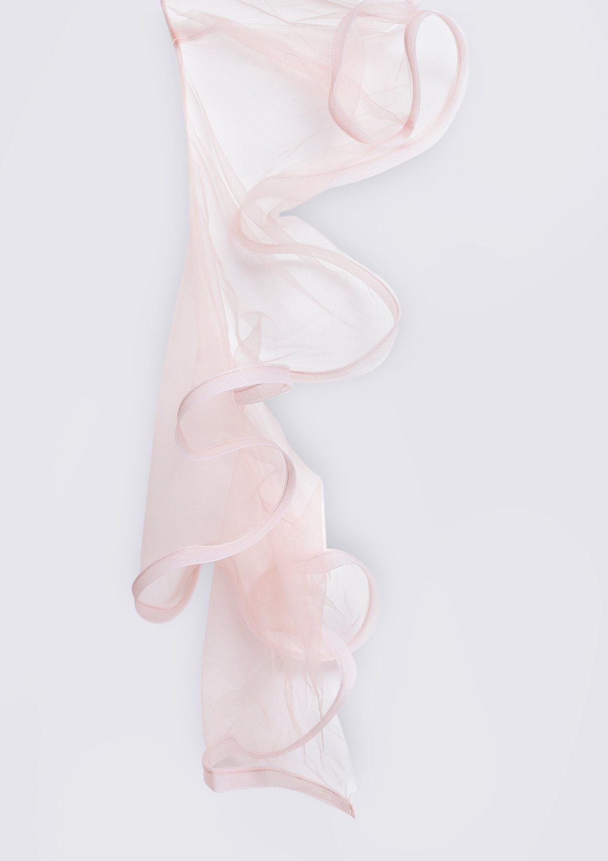 Baby Pink Sequins Net Designer Lehenga-Koskii