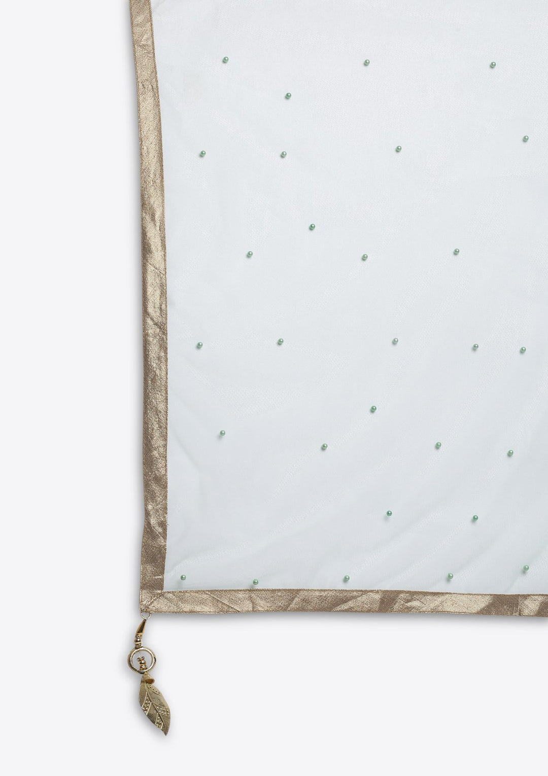 Pista Green Cutdana Net Designer Lehenga-Koskii