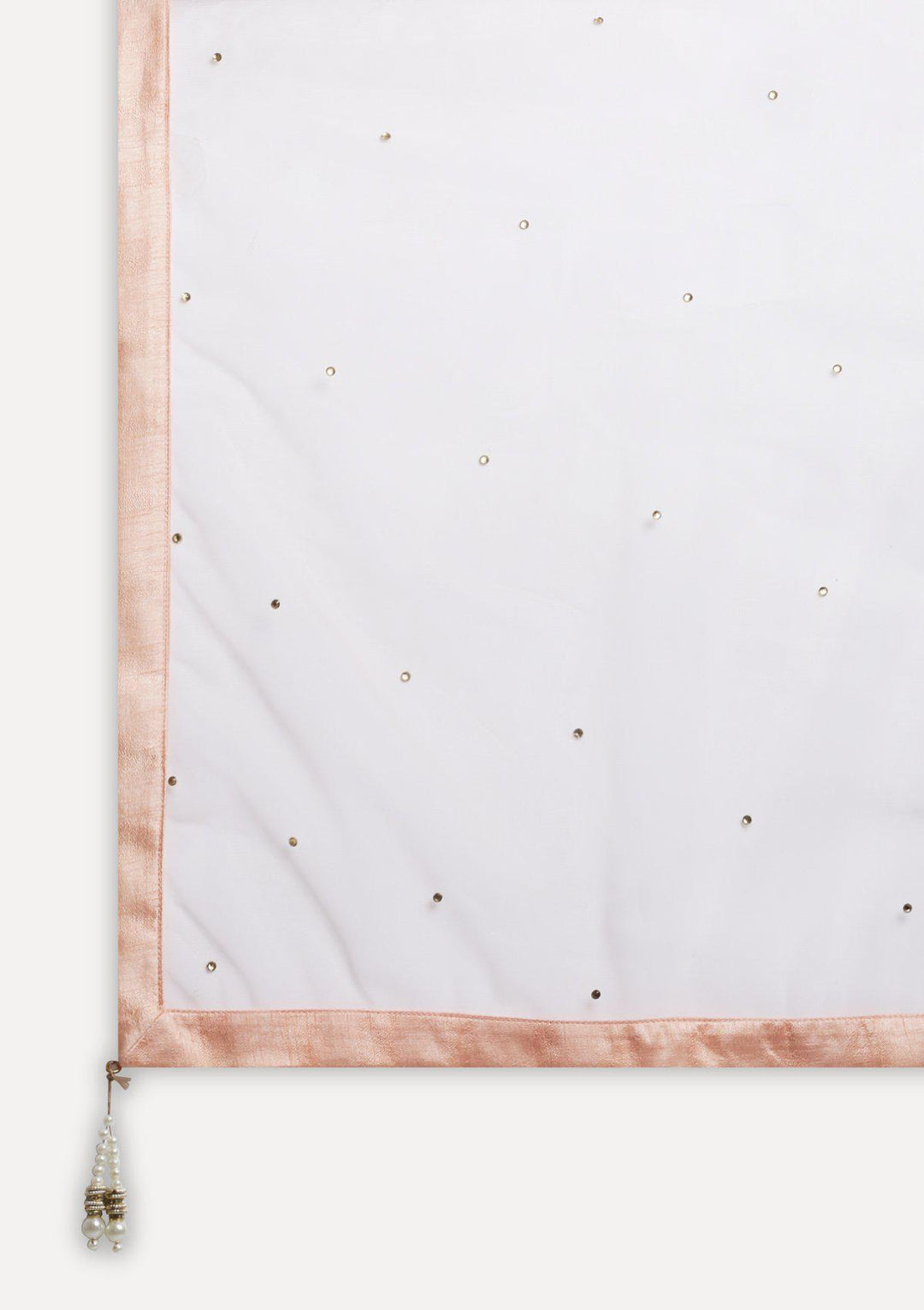 Peach Threadwork Net Designer Lehenga-Koskii