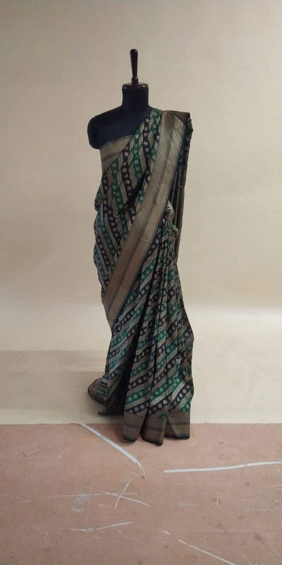 Multi Zariwork Banarasi Designer Saree - koskii
