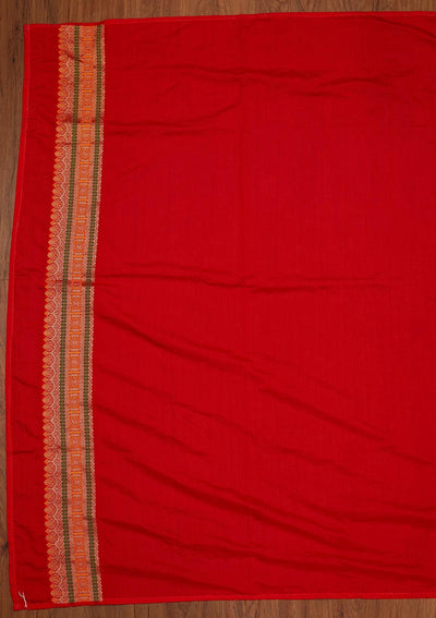 Gold Zariwork Raw Silk Designer Saree - koskii