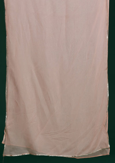 Baby Pink Sequins Georgette Designer Salwar Suit - Koskii