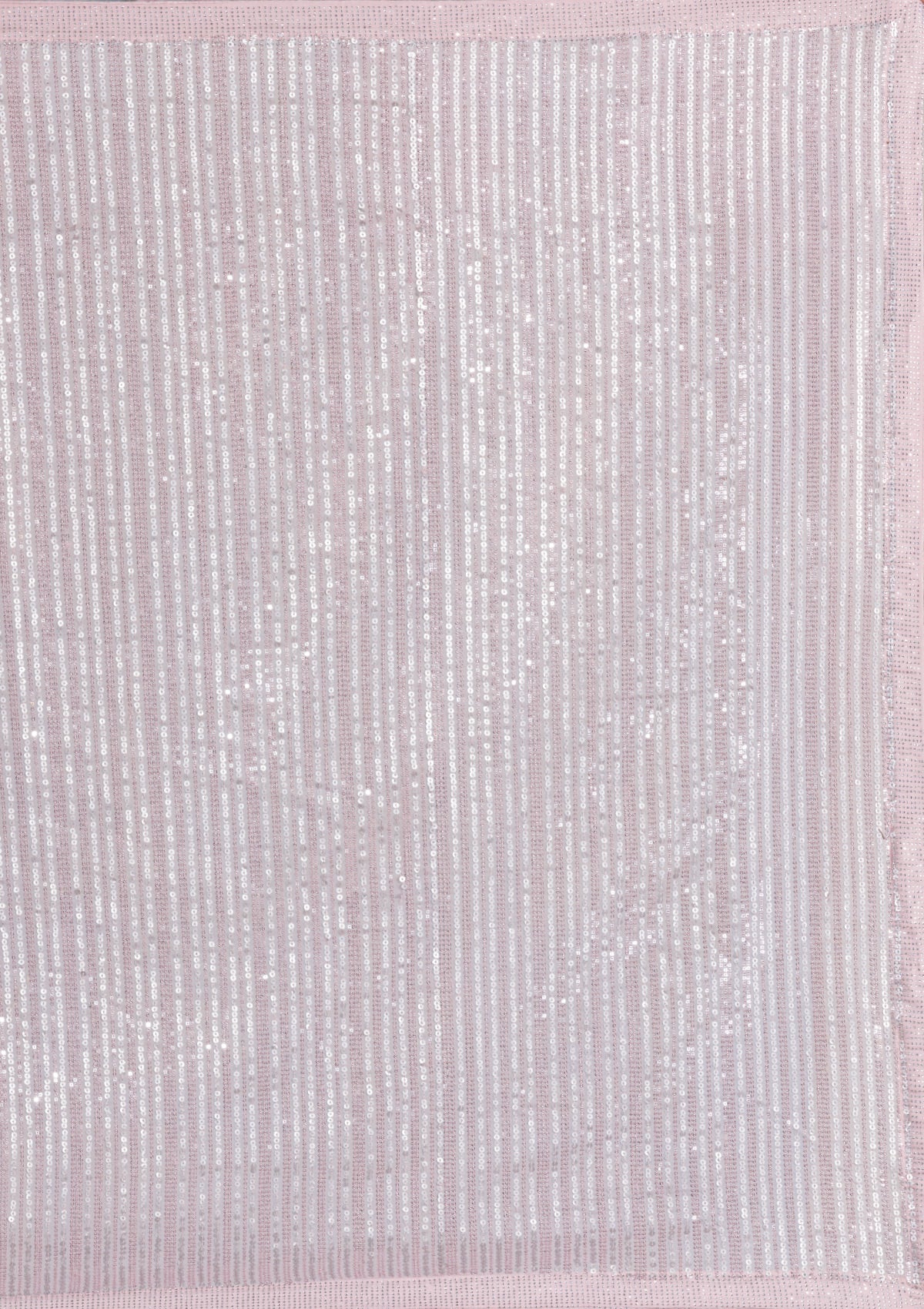 Baby Pink Sequins Georgette Saree-Koskii