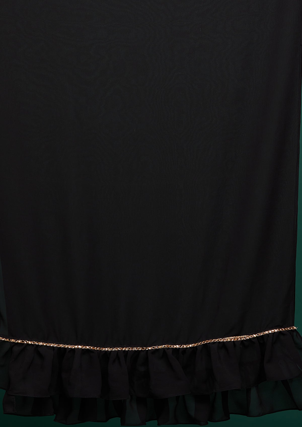Black Threadwork Georgette Designer Salwar Suit - Koskii