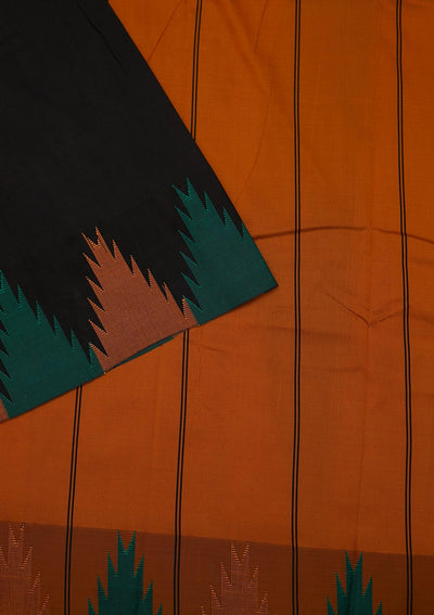 Black Zariwork Art Silk Saree - Koskii