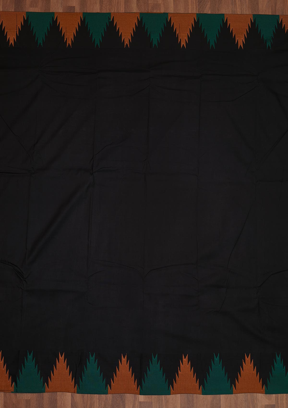 Black Zariwork Art Silk Saree - Koskii