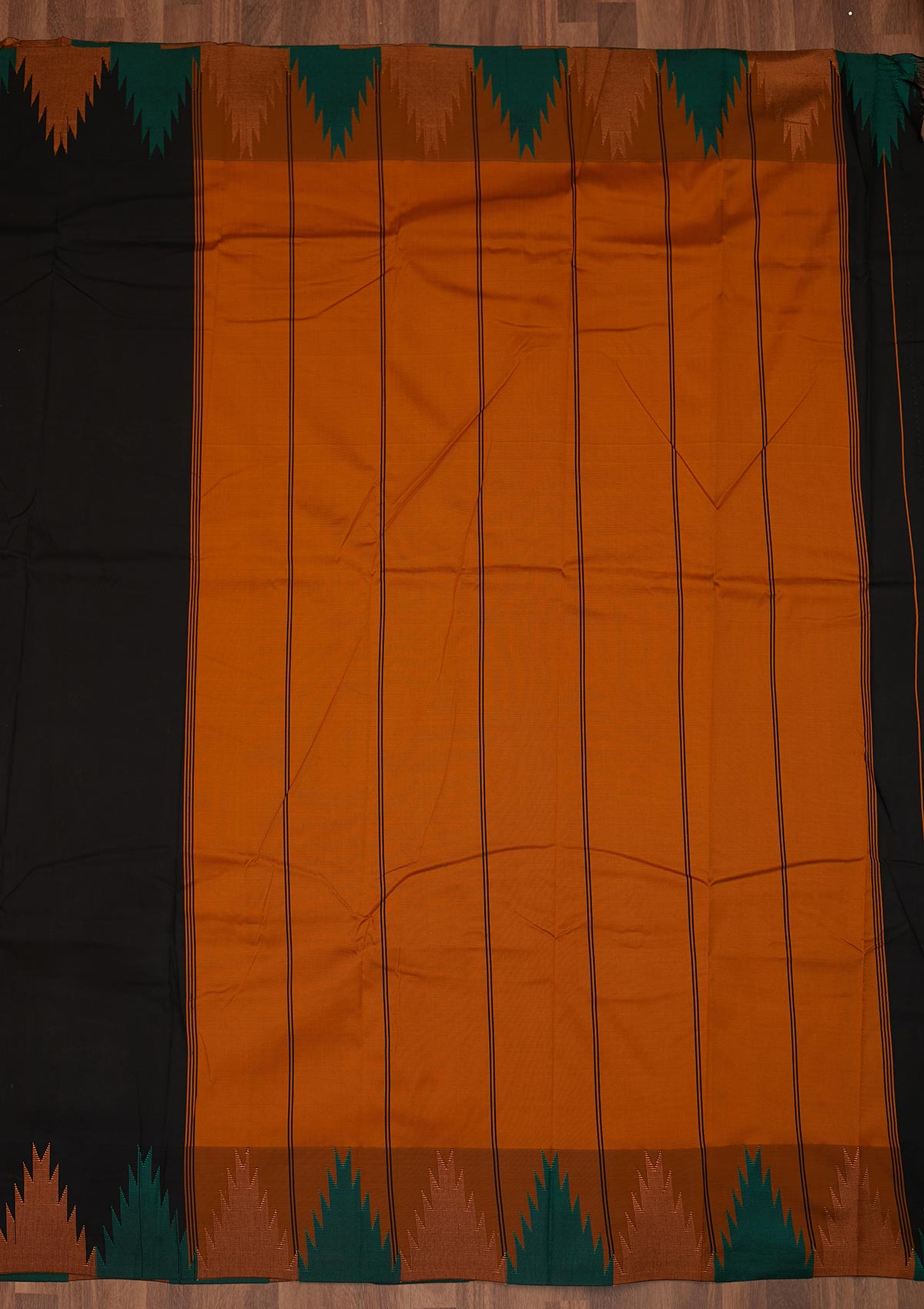 Black Zariwork Art Silk Saree - Koskii