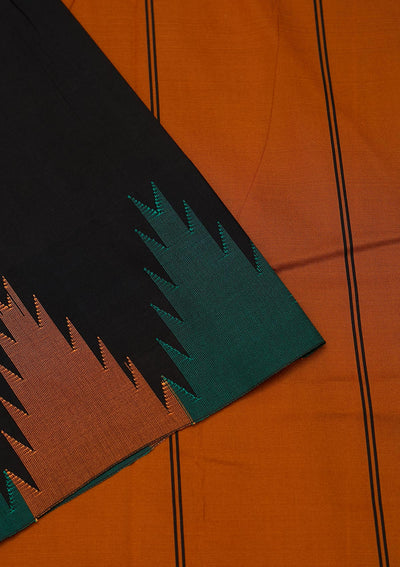 Black Zariwork Art Silk Saree - Koskii