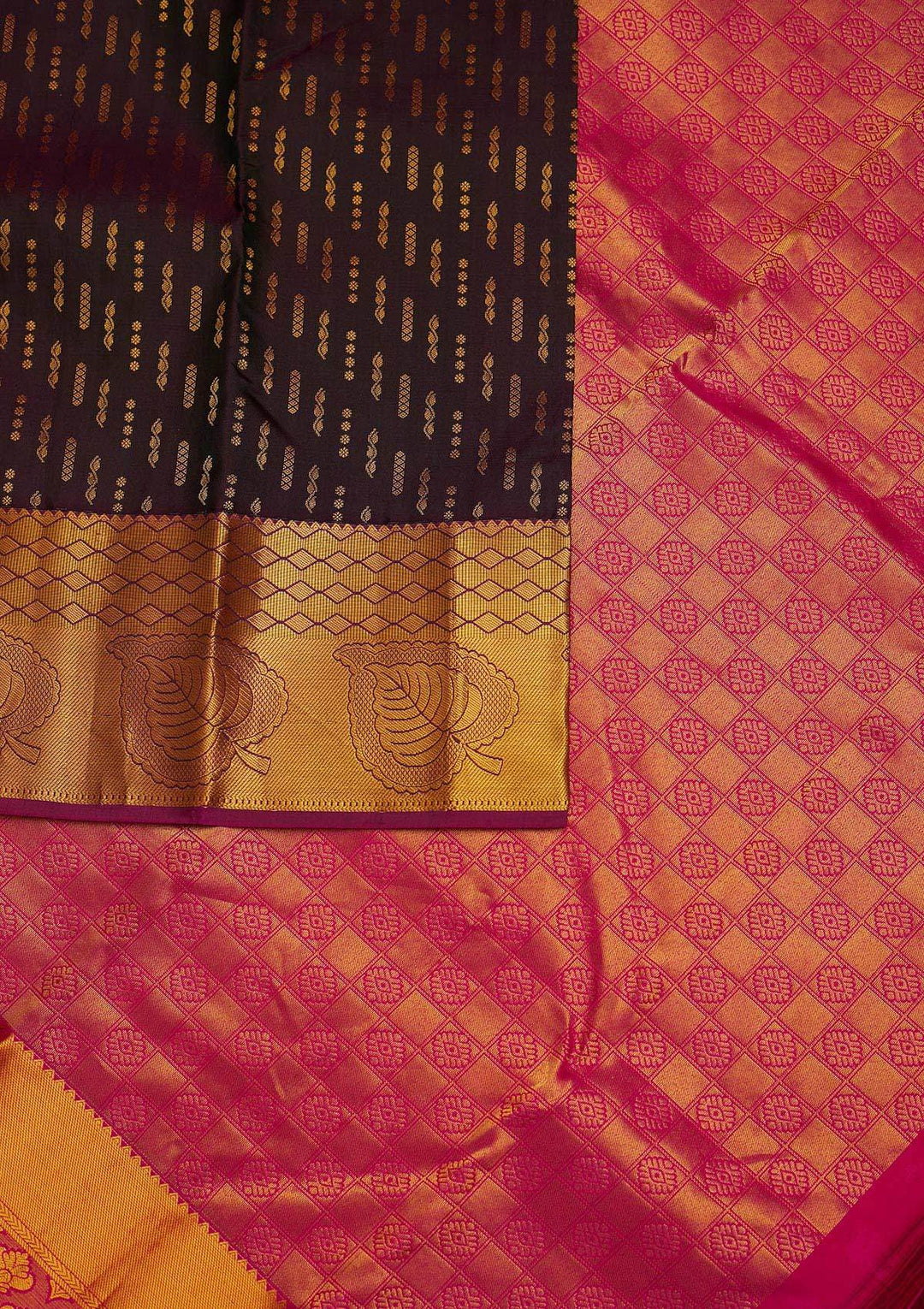 Black Zariwork Pure Silk Designer Saree - Koskii