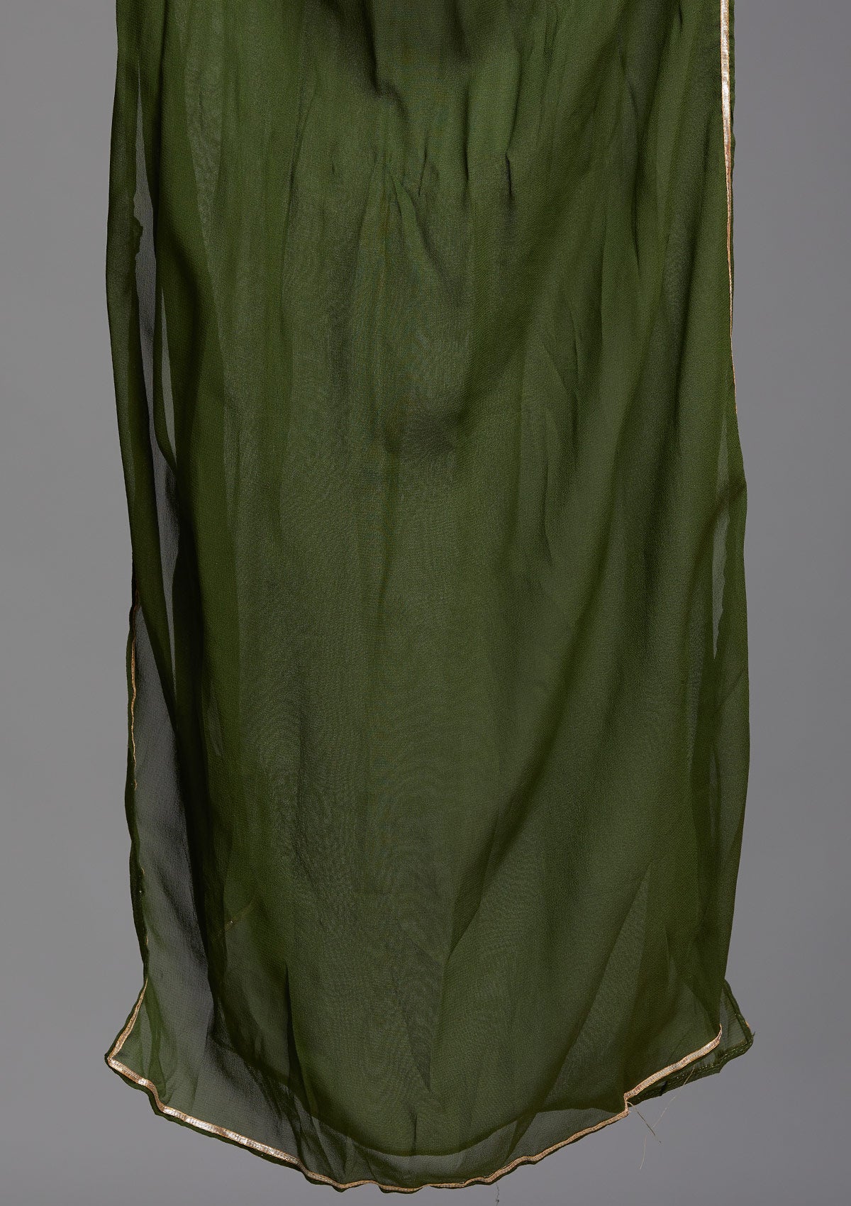Bottle Green Sequins Georgette Designer Lehenga - Koskii