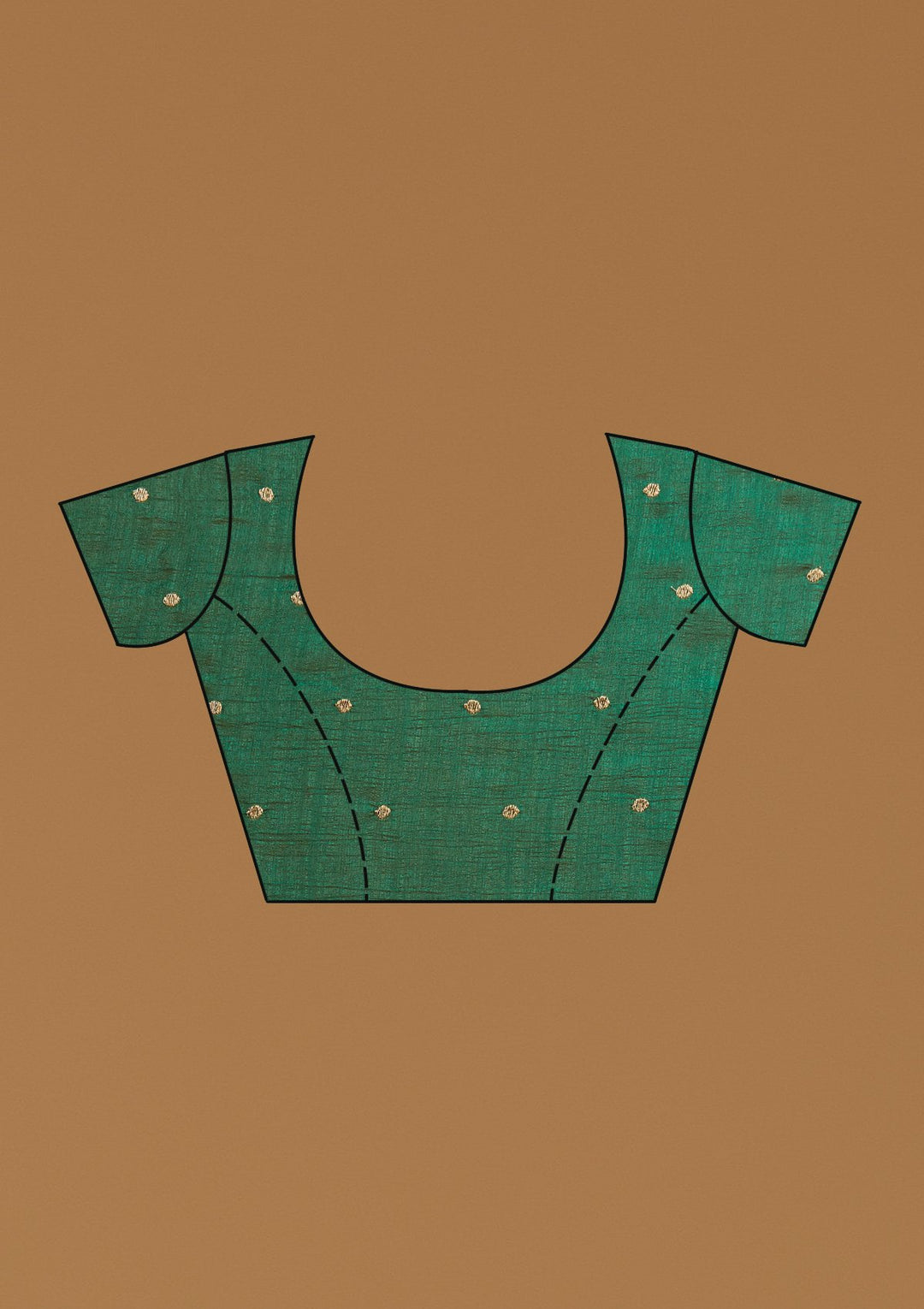Bottle Green Zariwork Art Silk Designer Saree - koskii