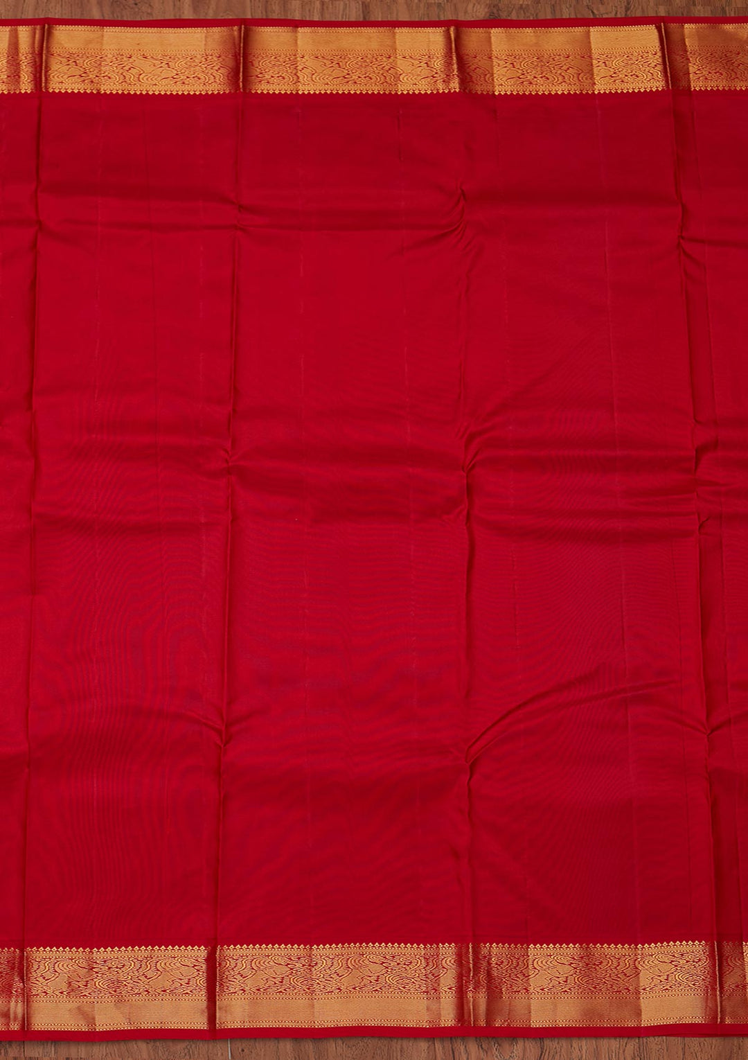 Bottle Green Zariwork Pure Silk Designer Unstitched Saree - Koskii