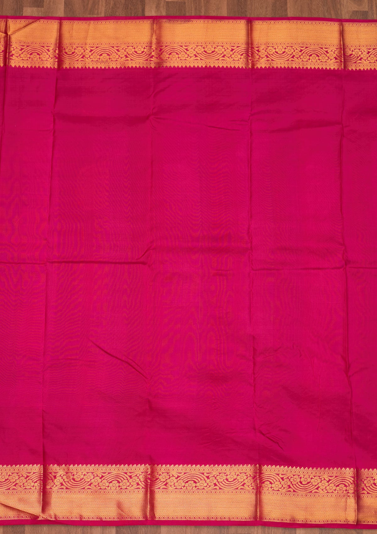 Bottle Green Zariwork Pure Silk Saree - Koskii