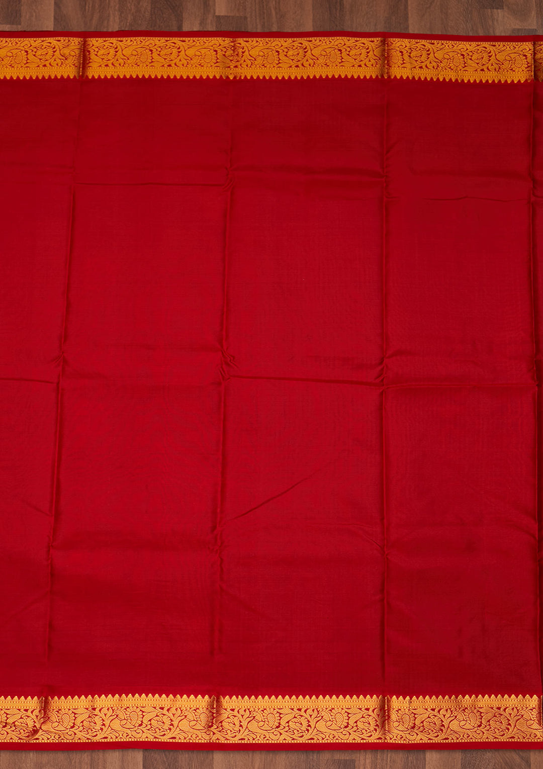 Bottle Green Zariwork Pure Silk Saree - Koskii
