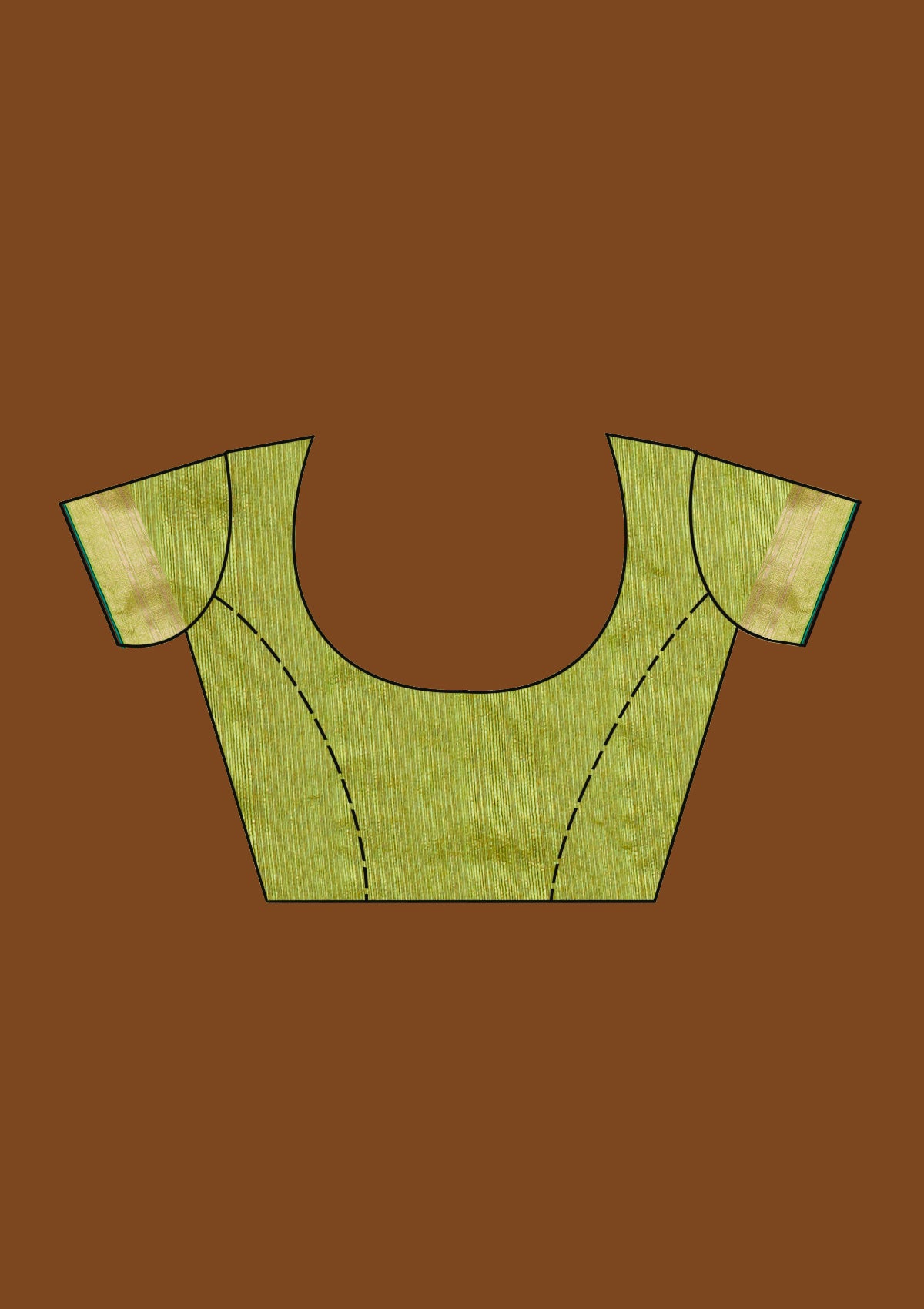 Bottle Green Zariwork Raw Silk Designer Saree - Koskii