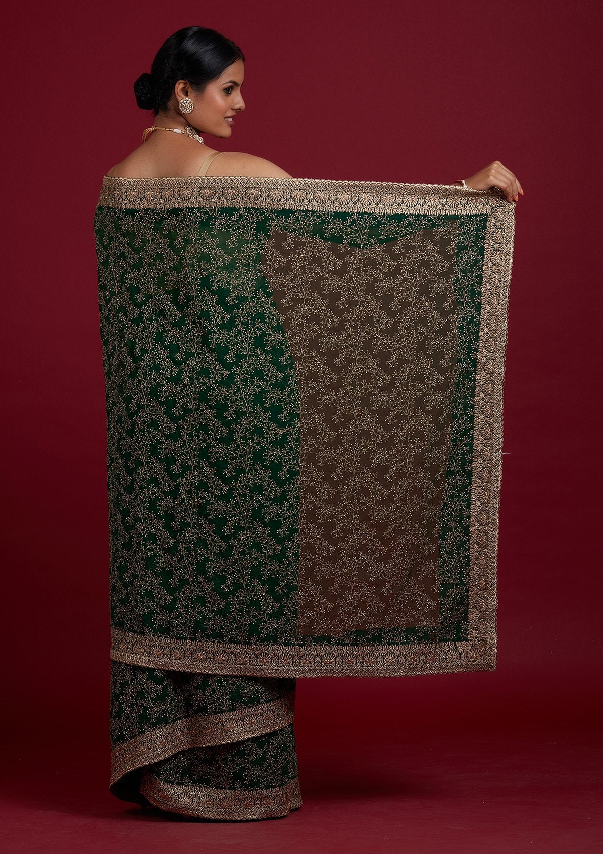 Banarasi silk saree indian formal Wedding designer traditional wear party  sari | eBay