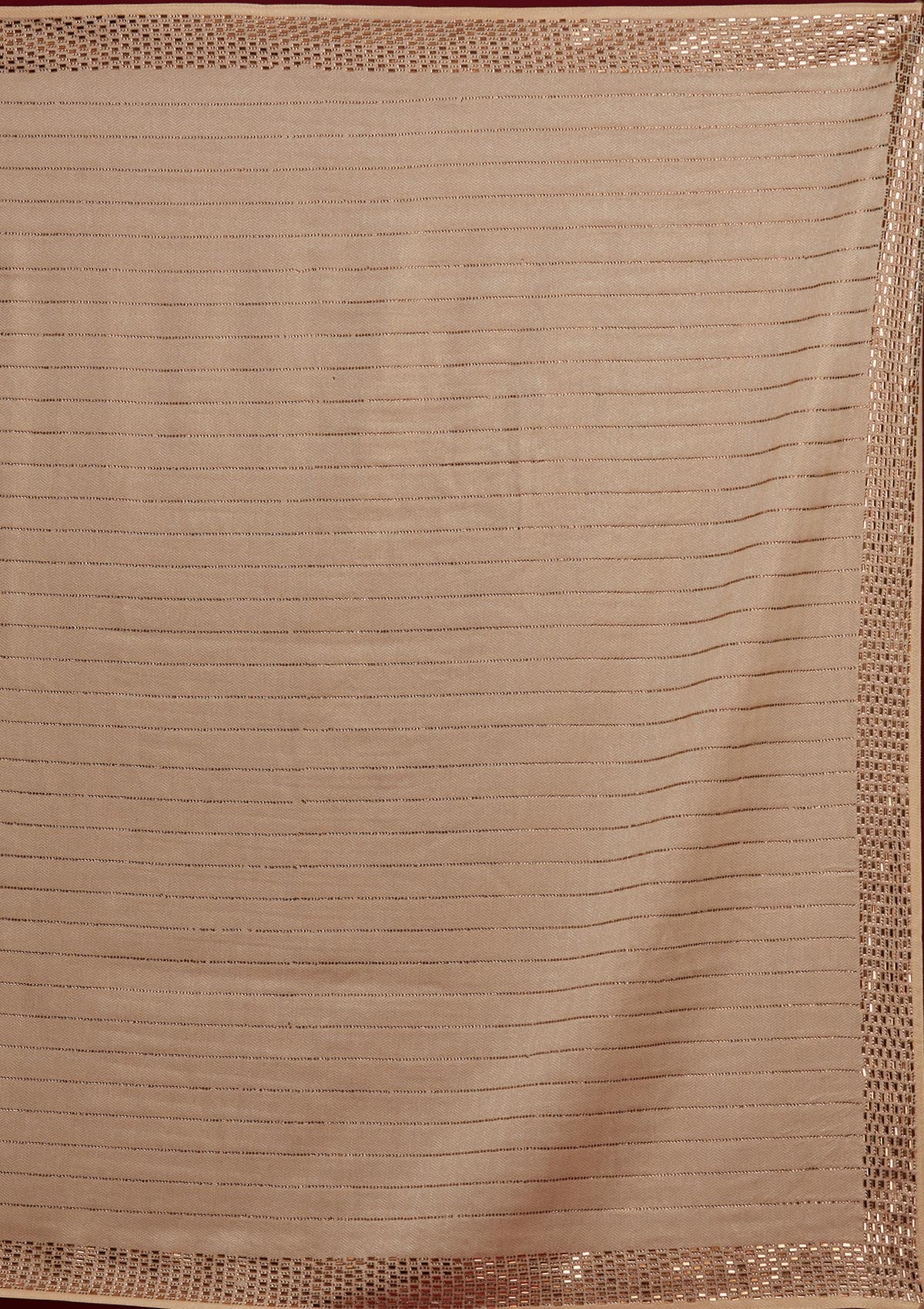 Gold Swarovski Shimmer Designer Saree - koskii