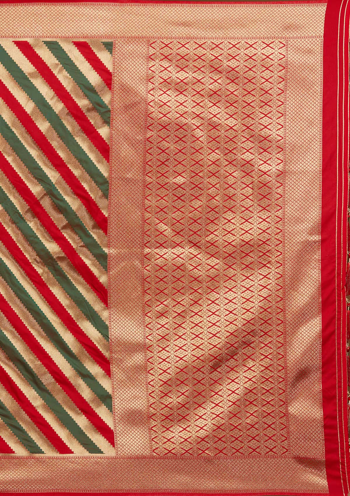 Gold Zariwork Art Silk Designer Saree - Koskii