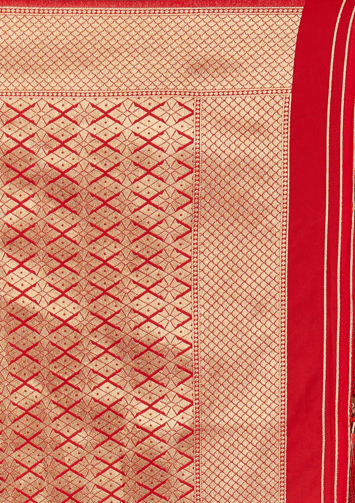 Gold Zariwork Art Silk Designer Saree - Koskii