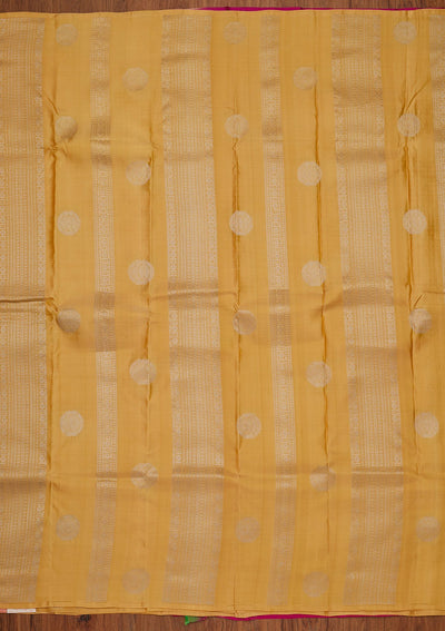 Gold Zariwork Pure Silk Designer Saree - koskii