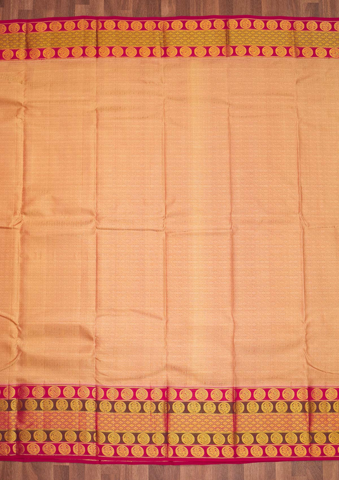 Gold Zariwork Pure Silk Saree - Koskii