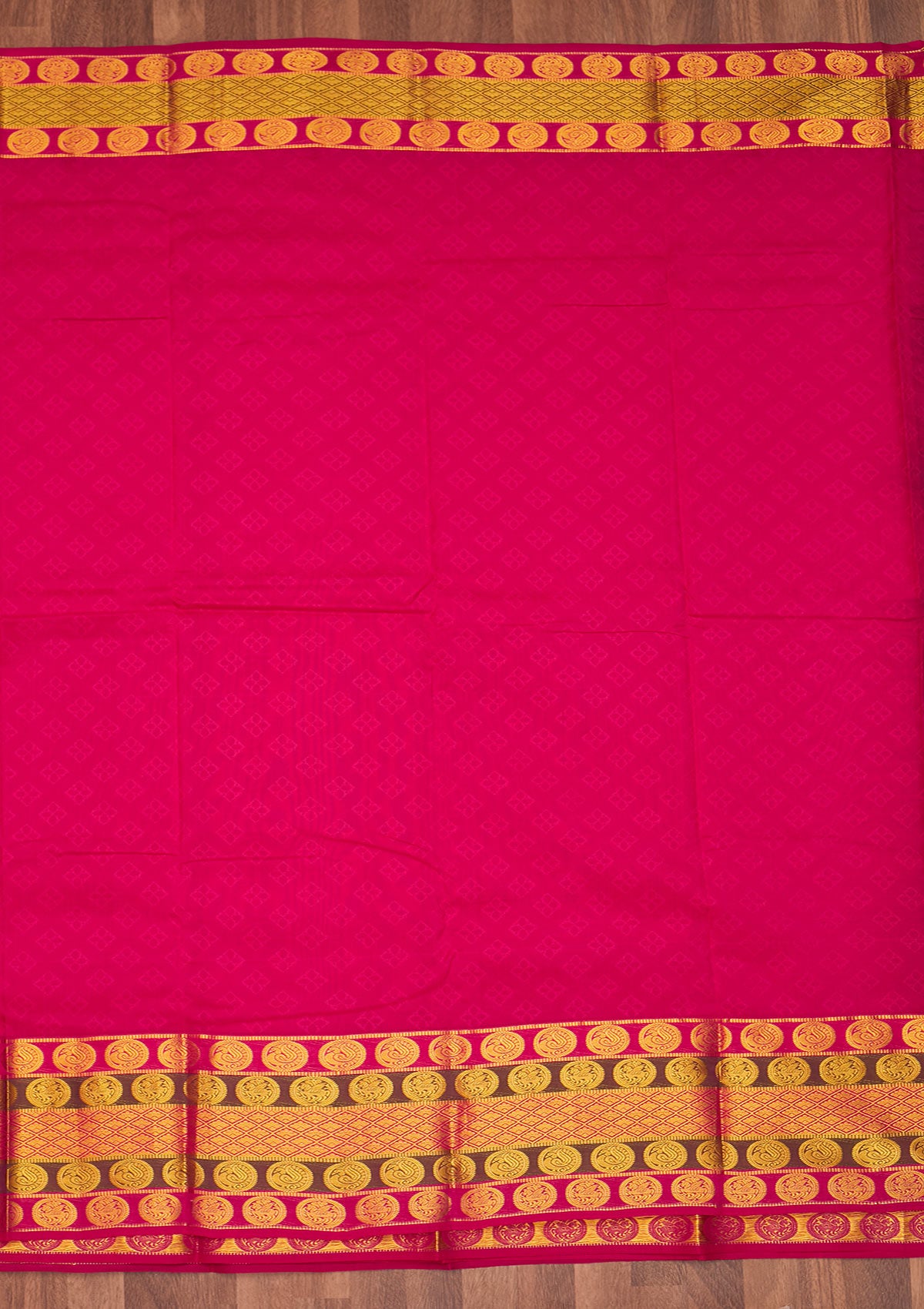 Gold Zariwork Pure Silk Saree - Koskii