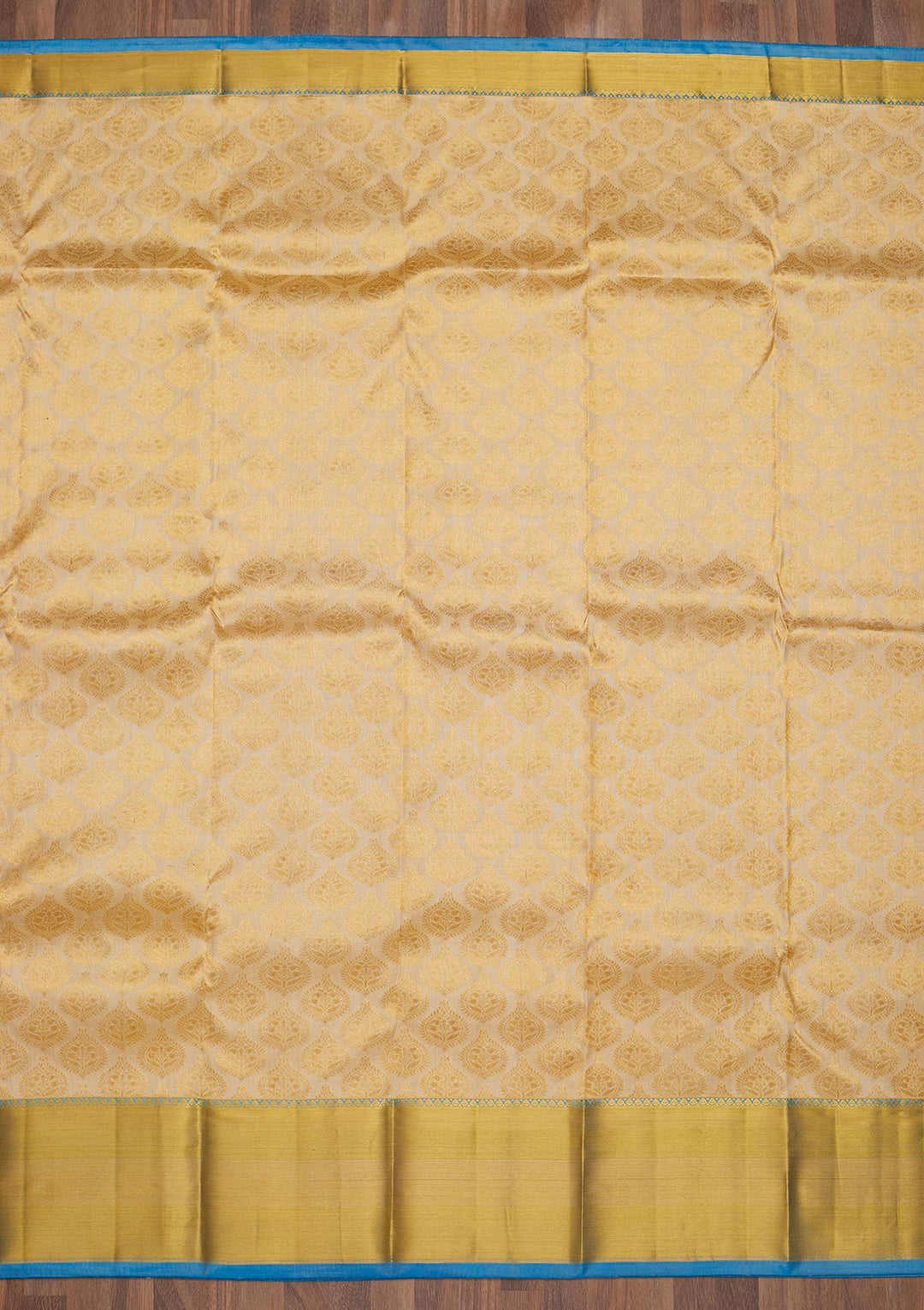 Gold Zariwork Pure Silk Saree-Koskii
