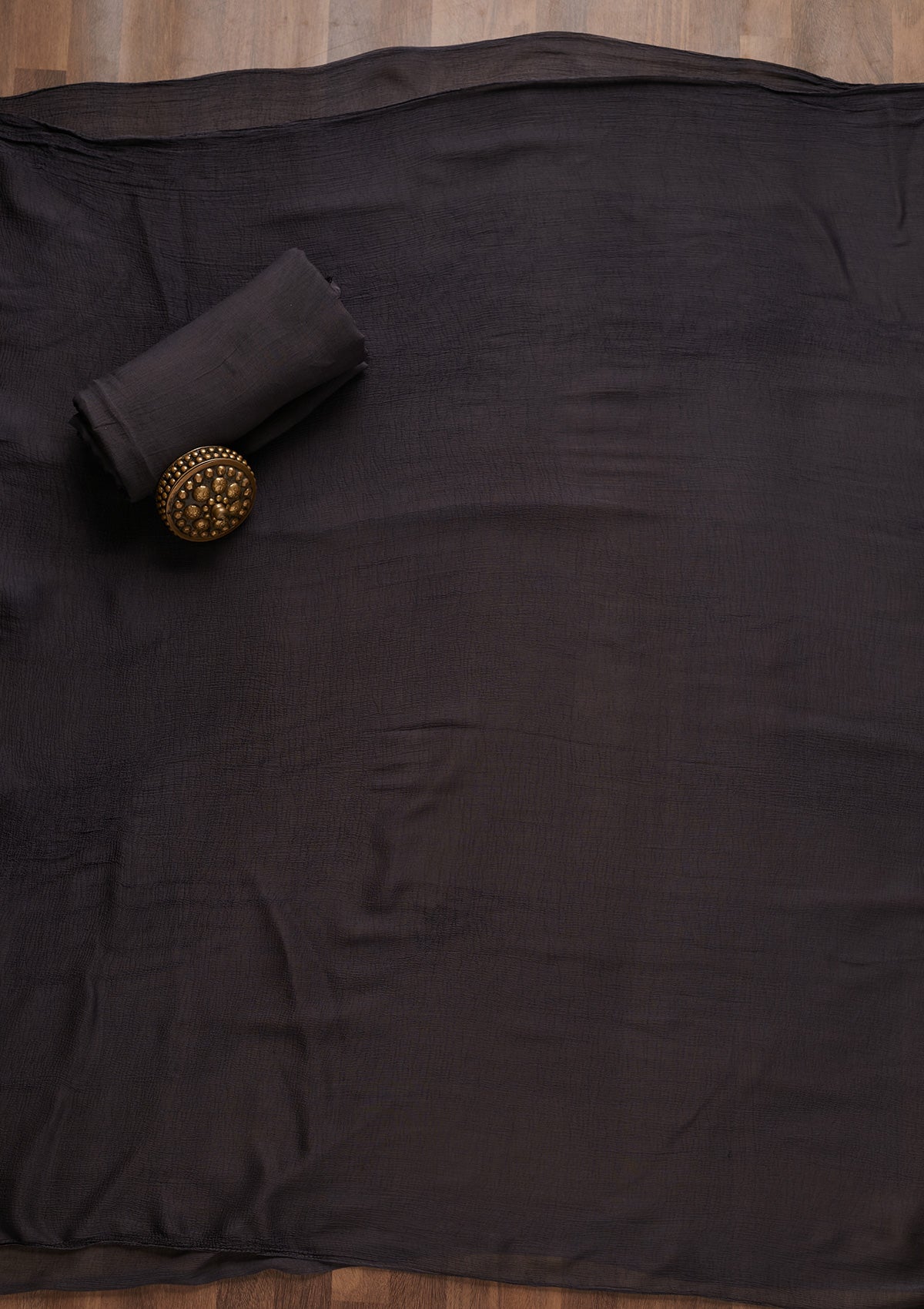 Grey Zariwork Georgette Unstitched Salwar Suit - Koskii
