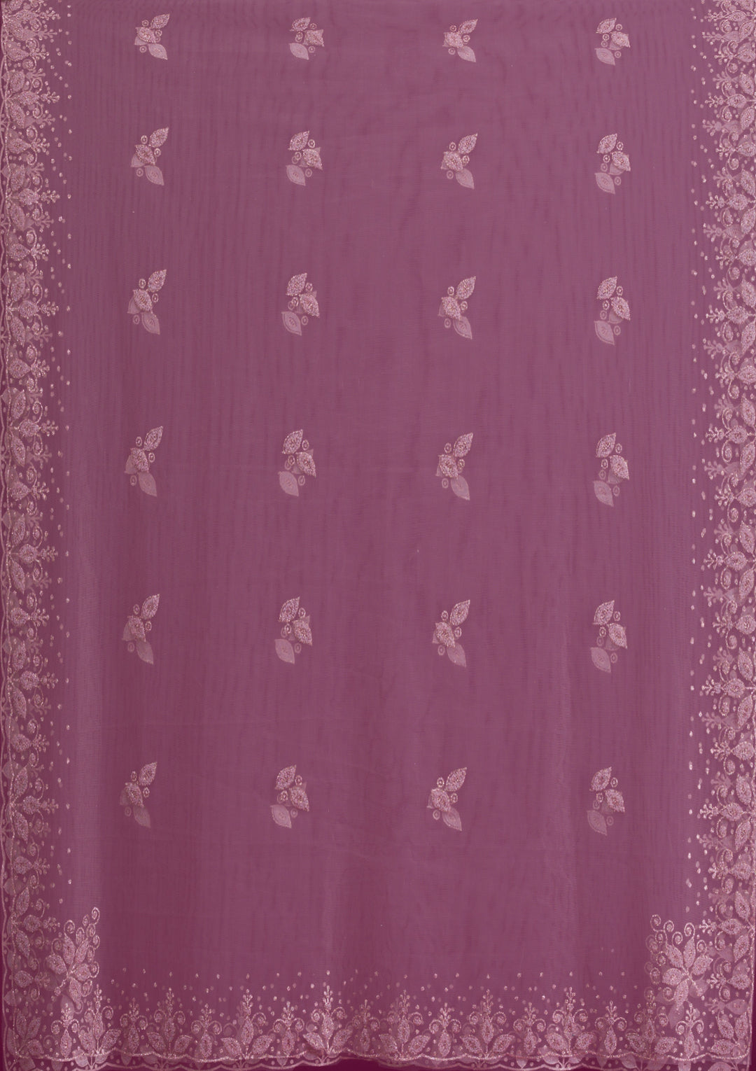 Lavender Cutdana Net Readymade Lehenga-Koskii