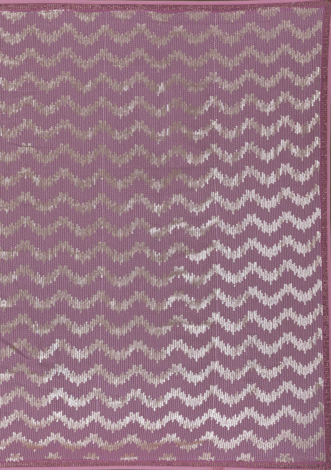 Lavender Sequins Georgette Saree-Koskii