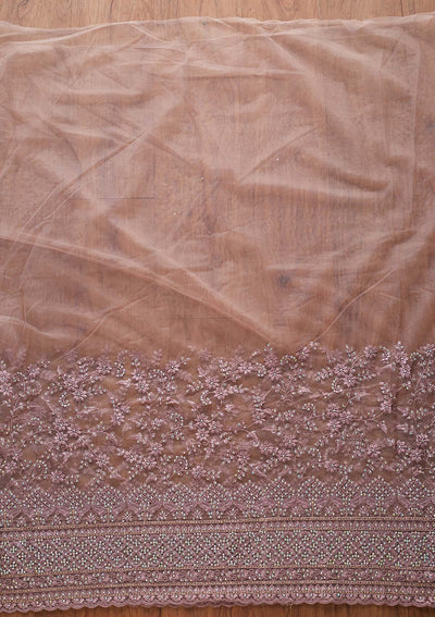 Lavender Stonework Net Designer Saree - koskii