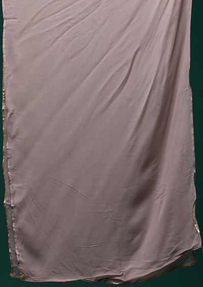 Lavender Zariwork Georgette Designer Salwar Suit - Koskii
