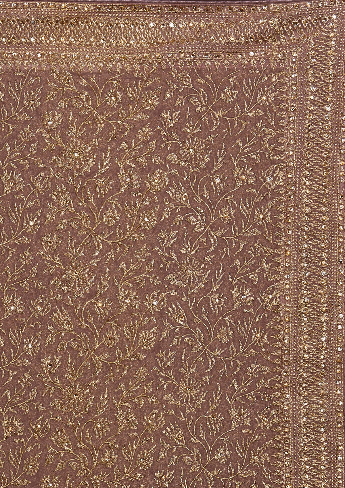 Lavender Zariwork Georgette Saree-Koskii