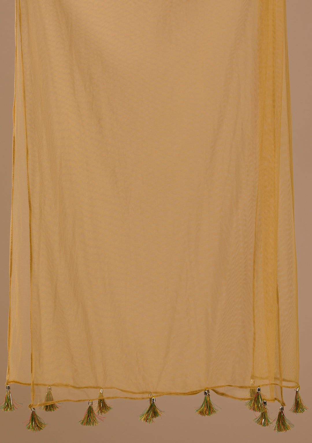 Leaf Green Cutdana Georgette Readymade Salwar Suit-Koskii